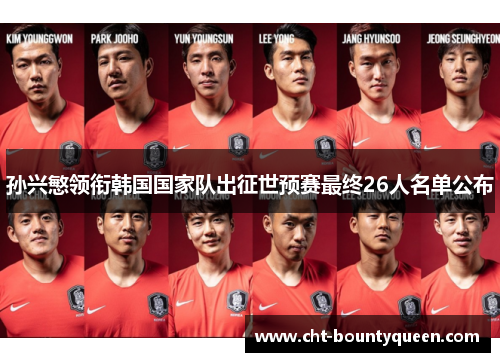 孙兴慜领衔韩国国家队出征世预赛最终26人名单公布 孙兴慜领衔韩国国家队出征世预赛最终26人名单公布